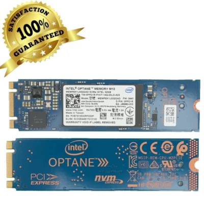 Intel Optane Memory 32 GB M.2 2280 32GB MEMPEK1J032GA PCIe 3.0 3D Xpoint NVMe - Image 1 of 4
