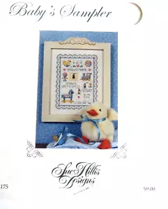 BABY's Sampler Sue Hillis Designs Counted Cross Stitch Patterns - Picture 1 of 4
