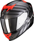Casco integrale moto Scorpion Exo 520 air Shade nero rosso black red helmet