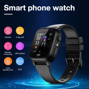 Kids Tracker Smart Watch with Game GSM SIM Alarm Camera SOS Call Boys Girls Gift - Picture 1 of 15