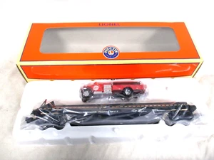 O-Gauge - Lionel 2222032 - Northern Pacific Flat Car #65117 with Fire Truck (B1) - Picture 1 of 7