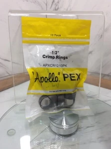 Apollo Valves APXCR12 10PK PEX Fitting Crimp Ring, 1/2" - Picture 1 of 4