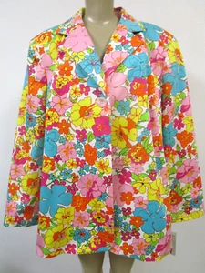 HARVE BENARD MULTI-COLOR FLORAL DESIGN BLAZER JACKET SIZE 24W - NWT - Picture 1 of 7