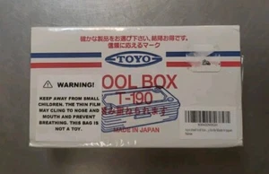 Toyo Steel T-190 Tool Box Trunk type Valuables Box Moss Green Color Rare Nos Nio - Picture 1 of 6