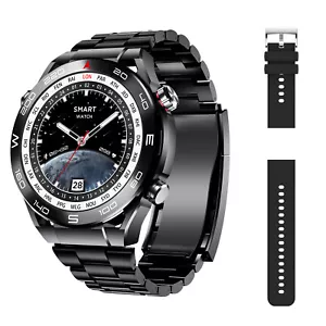 2024 Smartwatch Armbanduhr Blutdruck Fitness Tracker Herren Damen Samsung Huawei - Bild 1 von 13
