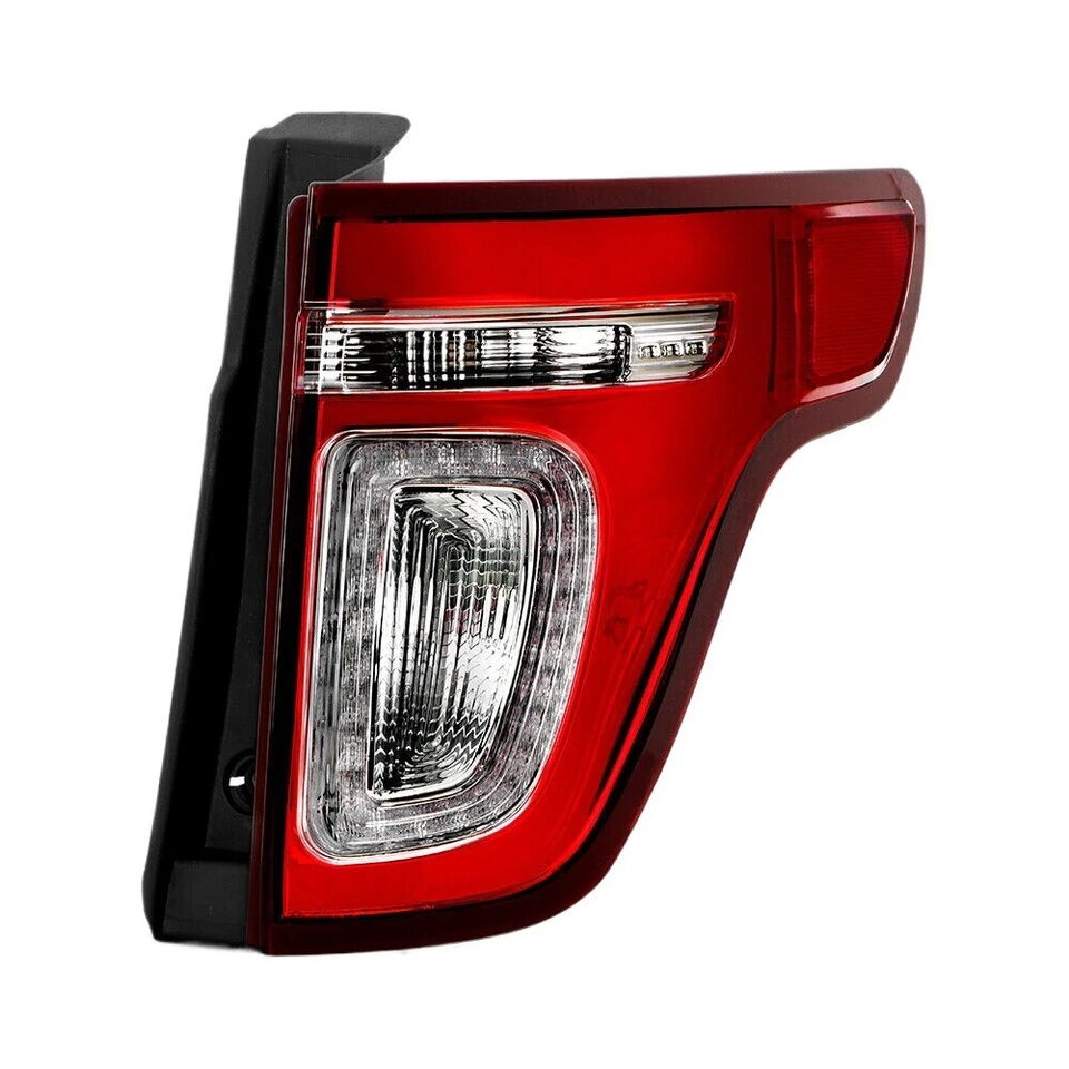 LED Tail Light For 2011-2015 Ford Explorer Red Clear With Bulbs Passenger Side - Image 1 of 4