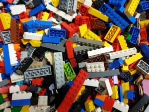 Lego 200 Basic Steine Bausteine Nur hohe Steine Bunt gemischt Farben - Bild 1 von 2