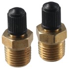 2PCS Brass 1/4" NPT Air Tank Fill Valve Air Compressor 1/4" Tank valve  Car