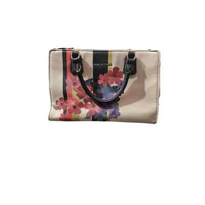 Bolsa de couro floral colorida Dana Bushman  - Imagem 1 de 4