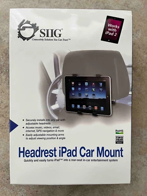 SIIG Car Back Headrest Mount Holder For iPad  - Image 1 of 2