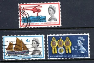 1963 SG639 - SG641 Ordinary International Lifeboat Conference Good Used - Picture 1 of 2