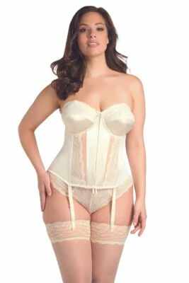 Sujetador Acolchado Elomi Maria Basque Bustier Crema Talla 40G Sin Tirantes/Correas Novia  Foto 1 de 4