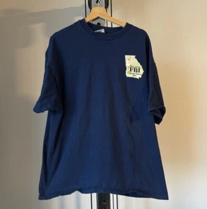 Vintage Atlanta Olympics FBI Shirt 1996 Men's XXL 90s Made in USA - Picture 1 of 4