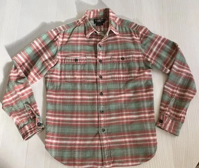 RRL Ralph Lauren Southwestern Workwear Plaid Shirt Sz M - Image 1 of 4