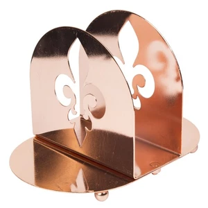 Kupfer Fleur de Lis Metall Servietten Organizer - Elegant, Halter für Küchentheke... - Bild 1 von 7