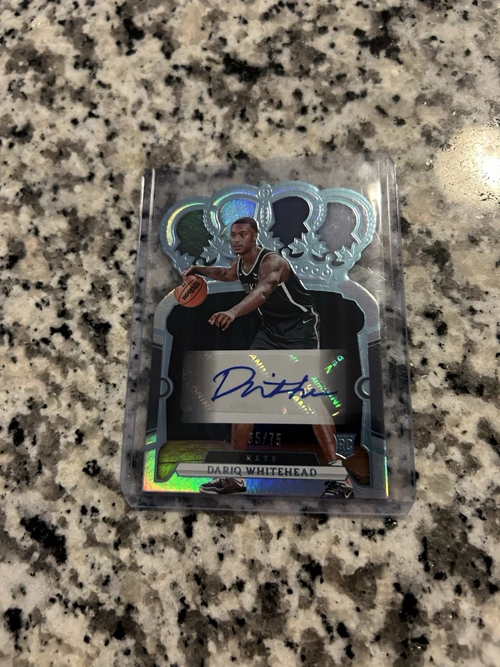 2023/24 Panini Crown Royale серебро /75 Dariq Whitehead Auto сетки RC автограф - Изображение 1 из 1