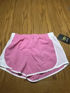 NWT L (10-12) Athletic Works Pink Running/ Activewear Shorts With Liner - Picture 1 of 18