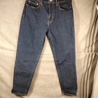 Pantalones de mezclilla Abercrombie & Fitch para hombre 30x32 lavado oscuro atléticos sueltos elásticos vintage Foto 1 de 4