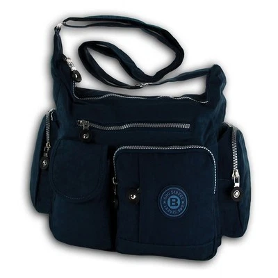 Tasche blau Damenhandtasche Nylon Bag Street 32x20x12 OTJ205B - Bild 1 von 4