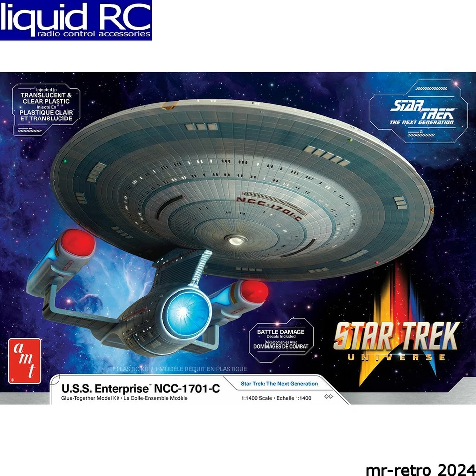 AMT 1332M Star Trek U.S.S. Enterprise NCC-1701-C 1/1400 - Image 1 of 1