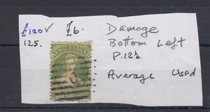 Nueva Zelanda QV 1864 1/- Green Chalon SG125 Usado BP14512 - Imagen 1 de 1