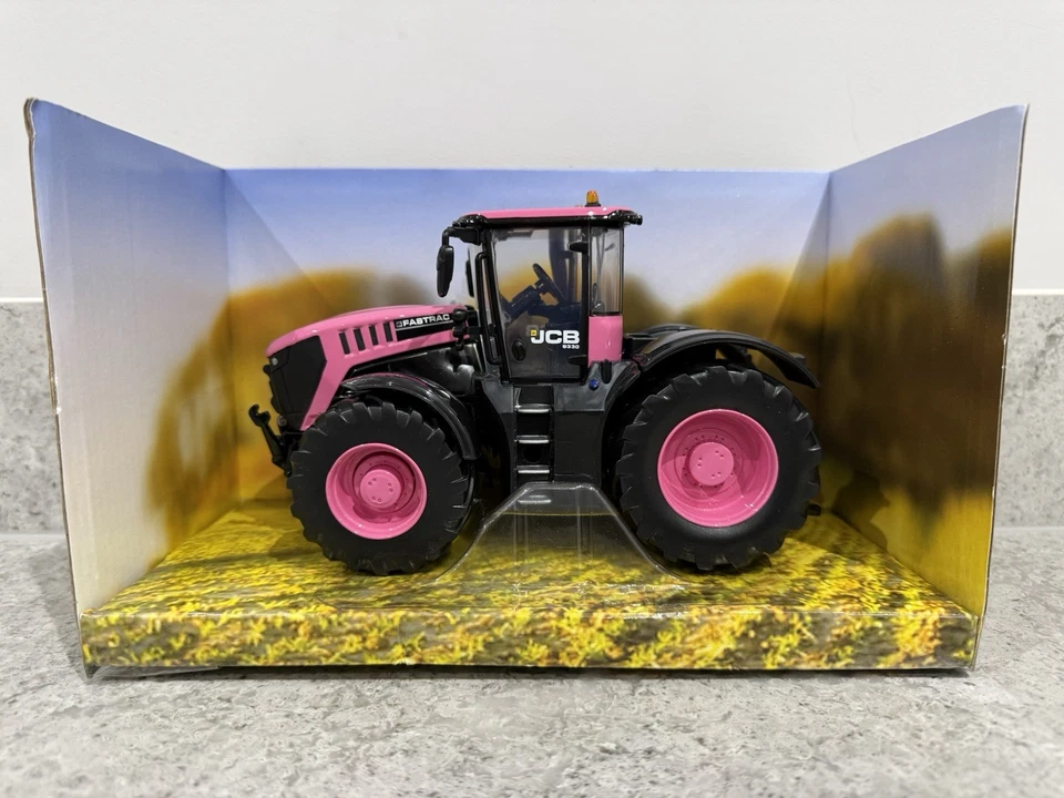 Britains Farm - JCB 8330 Pink Fastrac/Tractor - 1:32 Scale - 43206 - New/Mint - Image 1 of 4