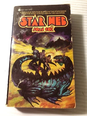 b Joan Cox STAR WEB 1980 First Avon Sci-Fi Paperback - Image 1 of 3
