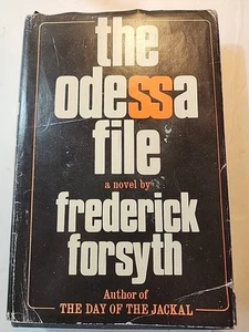 The Odessa File by Frederick Forsyth 1972 1st print HC w slip cover book club - Picture 1 of 10
