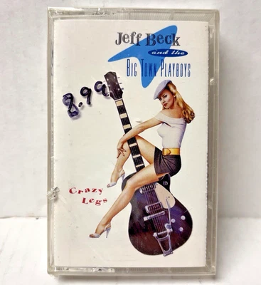 Jeff Beck & Big Time Playboys - Crazy Legs - 1993 Cassette - Mint, SEALED - Image 1 of 3