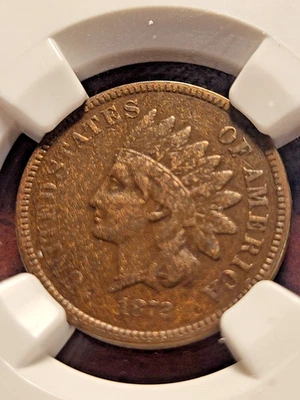 1872 Indian Head Copper cent, NGC VF 30 BN, Philadelphia     inv08    g147dr - Image 1 of 4
