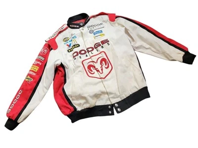 Chaqueta Dodge NASCAR Auténtica Para Hombres XL Chase Carreras Envejecida Golpeada  Foto 1 de 4