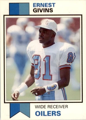 SCD #33 1993 Ernest Givins Houston Oilers Foto 1 de 2