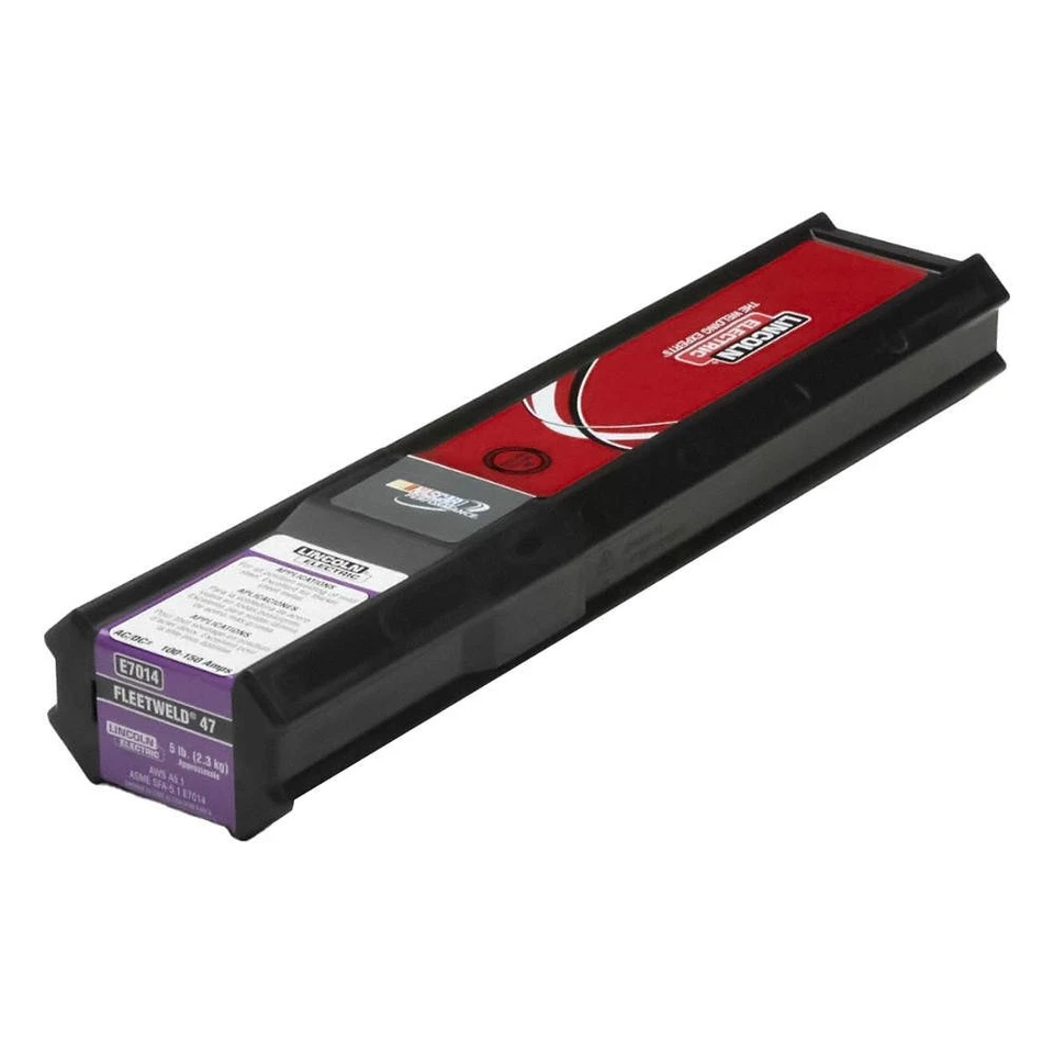 LINCOLN ELECTRIC ED033506 Stick Electrode,E7014,3/32",14 L,5 lb 786WY5 - Image 1 of 1