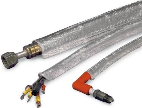 Funda de protección térmica DEI funda aluminizada 1/2" x 36" cable y manguera 010418 Foto 1 de 2