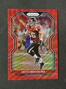 2020 Panini Prizm #232 Keith Brooking Atlanta Falcons Red Wave Prizm /149 - Picture 1 of 2
