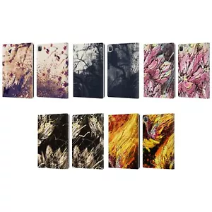 HEAD CASE DESIGNS FLORAL DRIPS LEATHER BOOK WALLET CASE COVER FOR APPLE iPAD - Picture 1 of 11