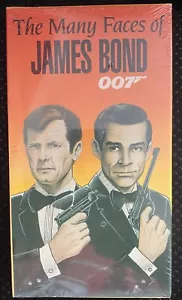 NEW The Many Faces Of James Bond VHS Video Specials 1989 Rare 007 OOP SEALED - Picture 1 of 3