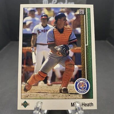 1989 Upper Deck Mike Heath #654 Detroit Tigers - Image 1 of 2