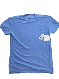 NWT⭐️BEYOND YOGA ⭐️XSMALL⭐️ SHORT SLEEVE CLASSIC CREW⭐️. BLUE FLOWER⭐️LOOSE FIT - Picture 1 of 9