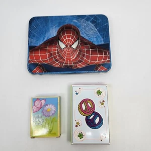 Playing Cards 2004 2 Decks Spiderman 2011 Clear/Waterproof 2012 Bicycle Mini - Picture 1 of 16