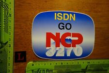 Old Sticker Communication Computer Fax Phone ISDN Go NCP 3270