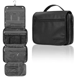 Travel Toiletry Bag For Men Women Waterproof Large Hanging Zip Makeup Organizer - Picture 1 of 7