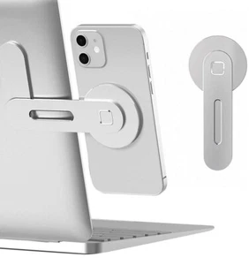 MAGNETIC ALUMINIUM LAPTOP/PHONE HOLDER. GREAT FOR IPHONE, SAMSUNG, GOOGLE PHONES - Picture 1 of 5