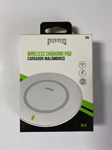 Wireless Qi Charger Universal Charging Pad Micro USB Cable iPhone Samsung White - Picture 1 of 2