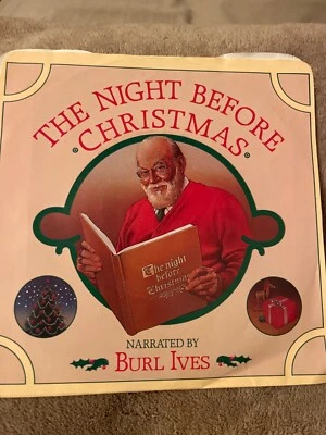 Burl Ives - The Night Before Christmas 45 7" Record EX - Image 1 of 2