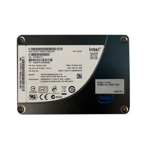 HP RP5700 80GB 2.5in SSD SATA Intel Hard Drive 607817-001 - System Pulled Drives - Picture 1 of 1