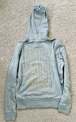 *¡RARO! Sudadera con Capucha Victoria's Secret Supermodel Bling Essentials Angel Cremallera ROSA Logo L Foto 1 de 4