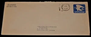 Vintage Cover,1972,STAMPED ENVELOPE, NYC, To Hamilton, ON Philharmonic Orchestra - Picture 1 of 4