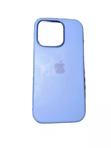 APPLE GENUINE SILICONE CASE FOR iPhone 16 Pro Midnight Blue Mag-safe Used - Picture 1 of 2