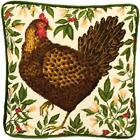 Bothy Threads Tapestry Embroidery Cushion Set "Honeyleaf Hen Tapestry", Embroidery Picture of